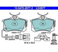 Pastiglie freno 13.0470-2877.2 ATE per VW SEAT