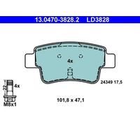 ATE 13.0470-3828.2 Kit pastiglie freni