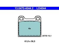 ATE 13.0470-4044.2 Kit pastiglie freni