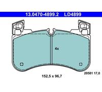 Pastiglie freno 13.0470-4899.2 ATE per LAND ROVER DISCOVERY V RANGE ROVER IV