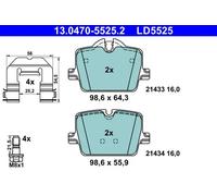 Pastiglie freno 13.0470-5525.2 ATE per BMW TOYOTA