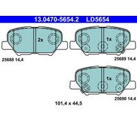 Kit pastiglie freno, Freno a disco compatibile con CITROËN MAZDA MITSUBISHI