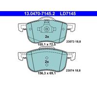 Pastiglie freno 13.0470-7145.2 ATE per VOLVO S80 I XC70 I Cross Country V70 II