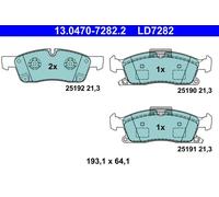 Pastiglie freno 13.0470-7282.2 ATE per MERCEDES-BENZ JEEP