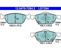 ATE 13.0470-7284.2 Kit pastiglie freni