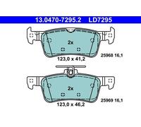Pastiglie freno 13.0470-7295.2 ATE per PEUGEOT 308 II 308 SW II