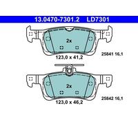 Pastiglie freno 13.0470-7301.2 ATE per PEUGEOT 308 II 308 SW II