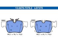 ATE 13.0470-7378.2 Kit pastiglie freni