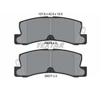 Pastiglie freno 2007601 TEXTAR per TOYOTA COROLLA FX Compact COROLLA Coupé
