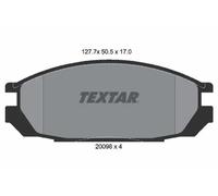 TEXTAR 2009801 Kit pastiglie freni
