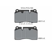 TEXTAR 2021703 Kit pastiglie freno, Freno a disco per ASTON MARTIN