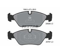 Pastiglie freno 2062902 TEXTAR per BMW FERRARI MASERATI ALPINA PORSCHE