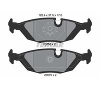 Textar 2067502 Kit Pastiglie Freno a Disco Posteriore per BMW E30 Alpina B6