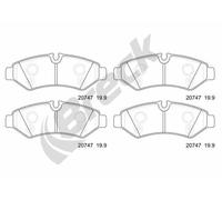 BRECK 20747 00 703 00 Kit pastiglie freni