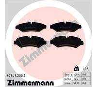 ZIMMERMANN 20747.200.1 Kit pastiglie freni