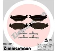 ZIMMERMANN 20889.173.1 Kit pastiglie freni
