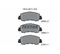 Textar Kit pastiglie freni 2094901 anteriore, freno a disco per Mitsubishi Eclipse Cross