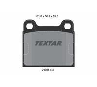 TEXTAR 2103501 Kit pastiglie freni