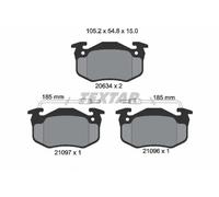 Pastiglie freno 2109601 TEXTAR per RENAULT CLIO I SUPER 5 TWINGO I