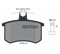 Set di pastiglie freno TEXTAR 2114401, indietro