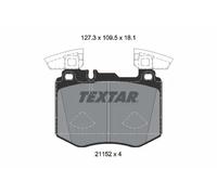 Textar Kit pastiglie freno 2115201 Anteriore per Mercedes‑Benz GLC (X253) 2015-2019