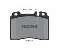 Pastiglie freno 2115307 TEXTAR per MERCEDES-BENZ 190 124 Tre volumi CLASSE E SL