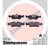ZIMMERMANN 21190.180.1 Kit pastiglie freni
