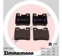 Pastiglie freno 21197.150.1 ZIMMERMANN per MERCEDES-BENZ 190 124 Tre volumi SL