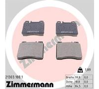ZIMMERMANN 21303.188.1 Kit pastiglie freni