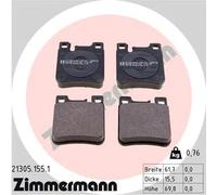 ZIMMERMANN 21305.155.1 Kit pastiglie freni