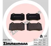 Pastiglie freno 21381.150.1 ZIMMERMANN per CITROËN PEUGEOT DS JAGUAR SEAT VOLVO