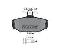 Pastiglie freno 2138501 TEXTAR per VOLVO 760 940 960 960 Kombi 960 II 940 II 780