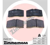 Pastiglie freno 21402.175.1 ZIMMERMANN per PORSCHE AUDI