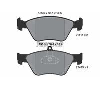 Piastra di montaggio specchio + Kit di riparazione pinza freno TEXTAR per OPEL