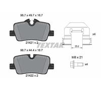 Textar Kit pastiglie freno 2142101 posteriore per BMW 3/4/2