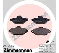 Pastiglie freno 21436.170.2 ZIMMERMANN per FIAT LANCIA FORD