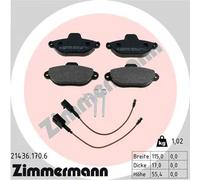 Pastiglie freno 21436.170.6 ZIMMERMANN per FIAT 500