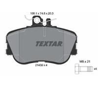 2143905 Kit pastiglie freno anteriore adatto a Mercedes C (MARCA-TEXTAR)..
