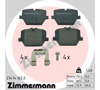 ZIMMERMANN 21474.165.2 Kit pastiglie freni