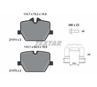 Textar Kit pastiglie freni 2147401 posteriore per BMW, Toyota, Alpina