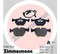 ZIMMERMANN 21486.190.2 Kit pastiglie freni
