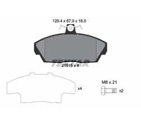 Pastiglie freno 2151504 TEXTAR per LAND ROVER FREELANDER I FREELANDER I Soft Top