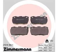 ZIMMERMANN 21519.180.1 Kit pastiglie freni