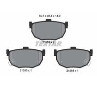 Pastiglie freno 2155301 TEXTAR per NISSAN HYUNDAI KIA