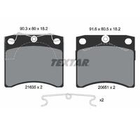 Pastiglie freno 2163501 TEXTAR per VW TRANSPORTER T4 Autobus