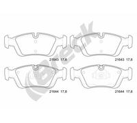 Pastiglie freno 21643 00 701 00 BRECK per BMW 3 3 Coupé 3 Touring 3 Compact