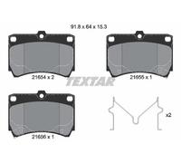 Pastiglie freno 2165404 TEXTAR per MAZDA KIA