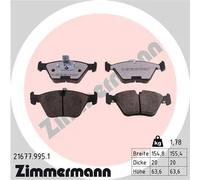 ZIMMERMANN 21677.995.1 Kit pastiglie freni