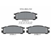 TEXTAR 2170301 Kit pastiglie freni