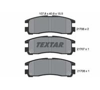 TEXTAR 2170602 Kit pastiglie freni